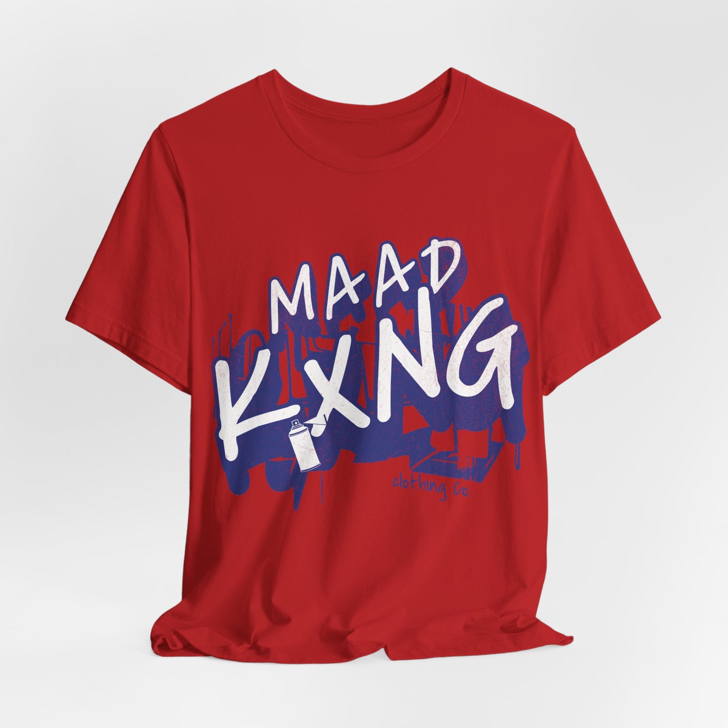 Graffiti "Maad Kxng" Graphic Tee — Urban Streetwear Drip