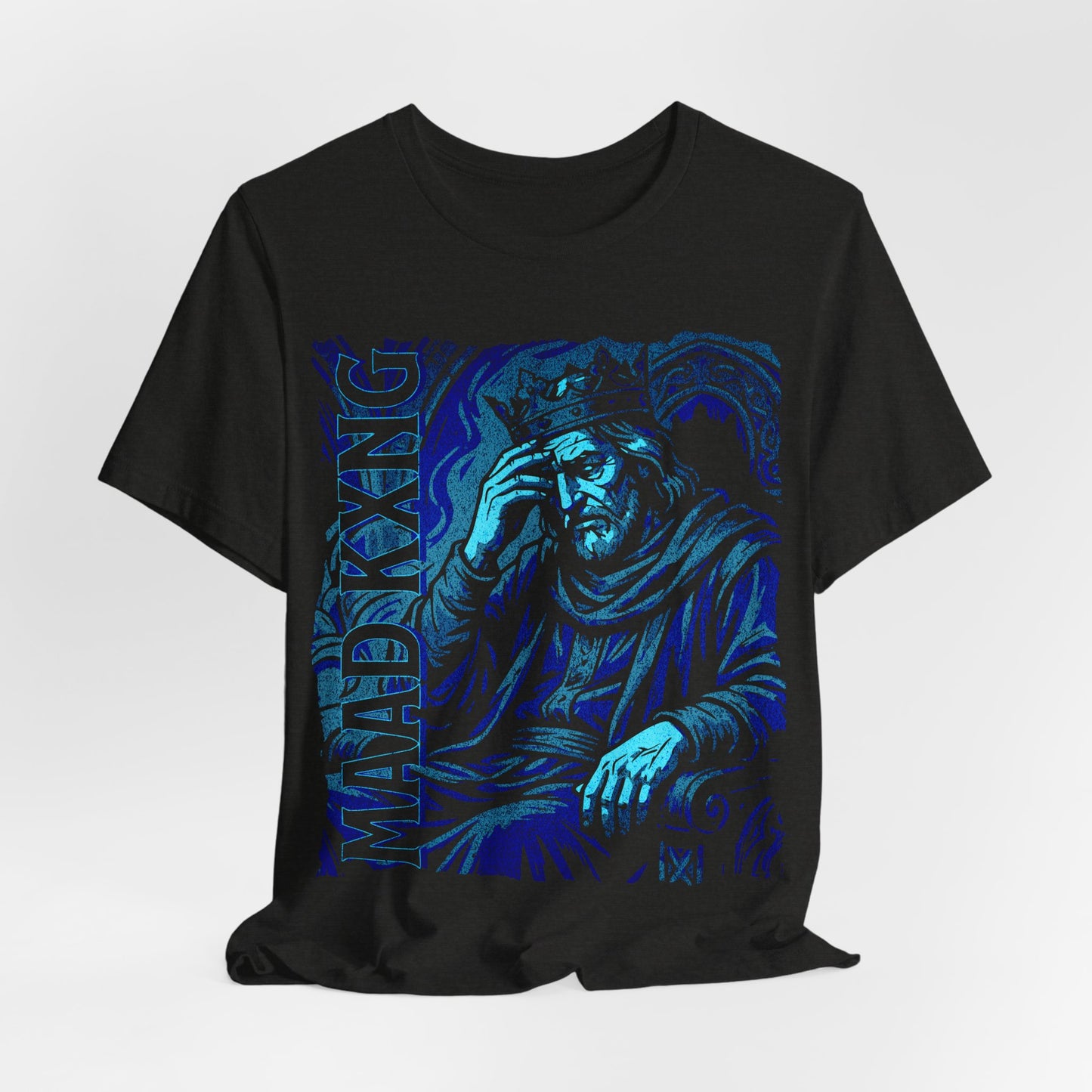 Maad Kxng Stressed T-Shirt — Moody Medieval Graphic Tee