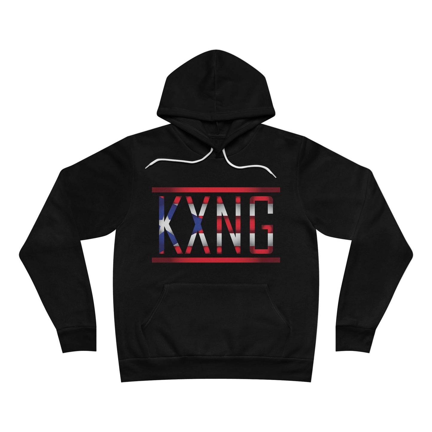 KXNG Puerto Rico Logo Hoodie — Streetwear Graphic Pullover