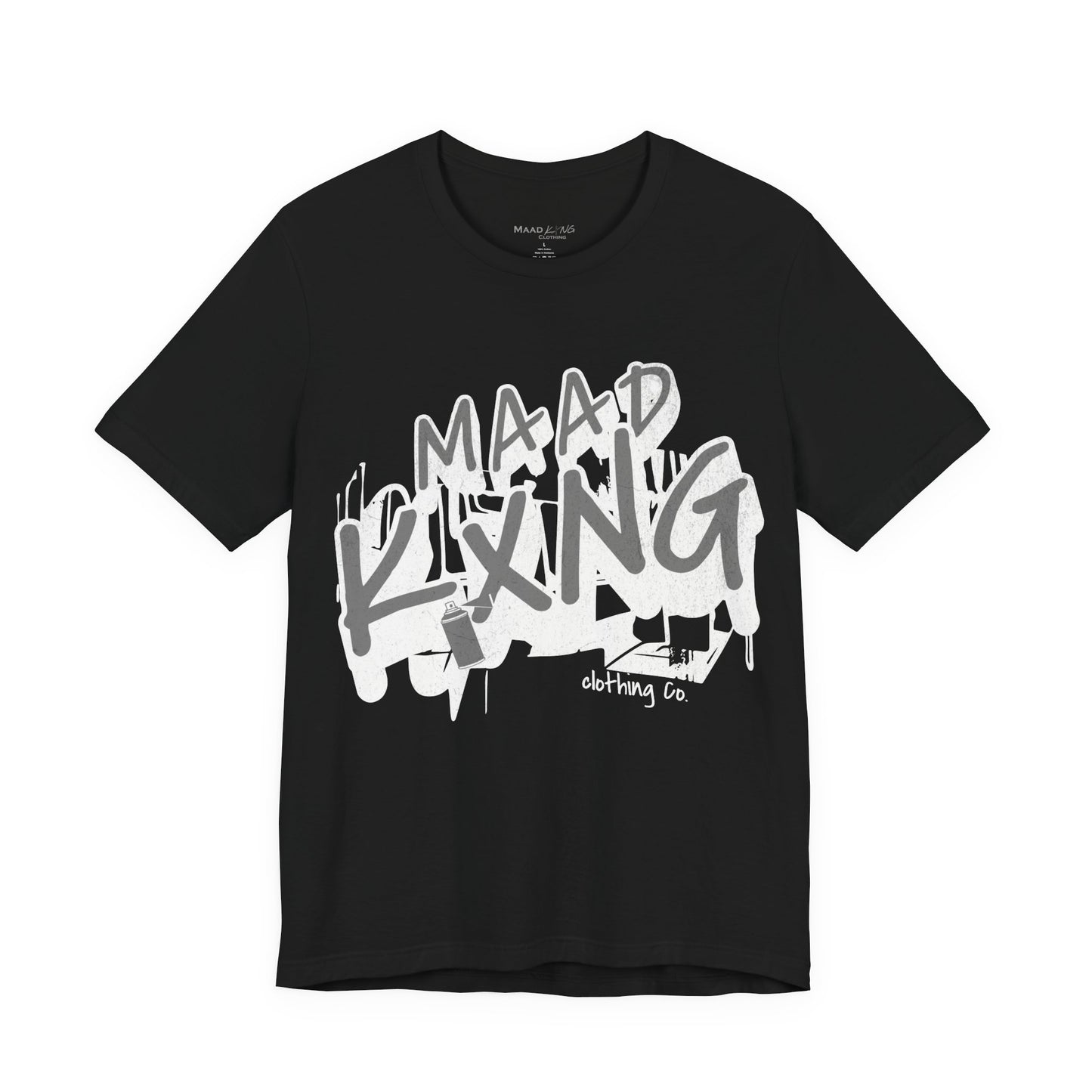 Graffiti "Maad Kxng" Graphic Tee — Urban Streetwear Drip