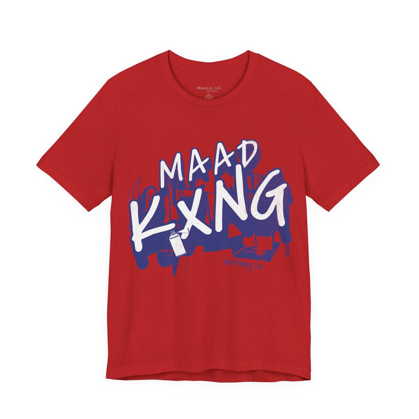 Graffiti "Maad Kxng" Graphic Tee — Urban Streetwear Drip