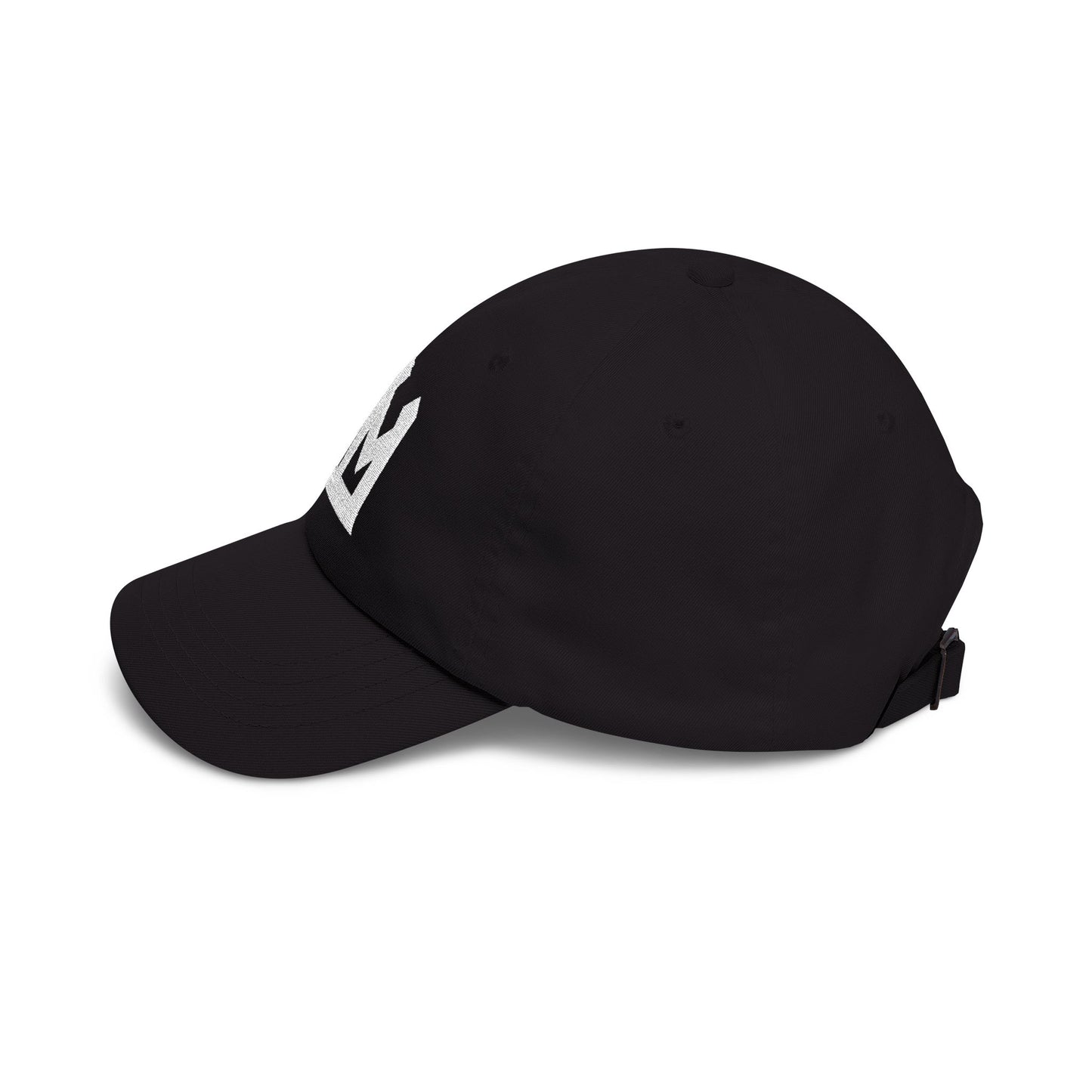 Dad Cap with White Crown Logo — Classic Baseball Hat for Men & Women