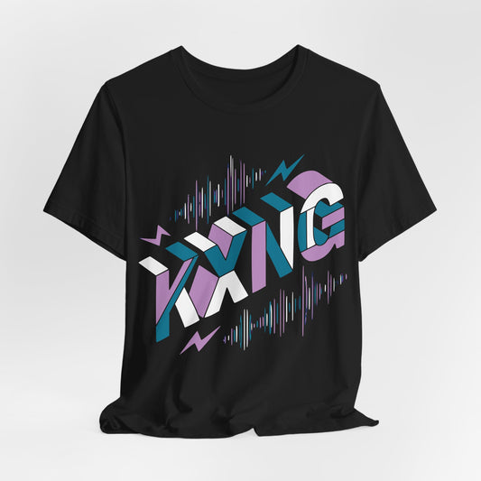 Retro Vibe KXNG Tee – Colorful 3D 'Vibe' Design