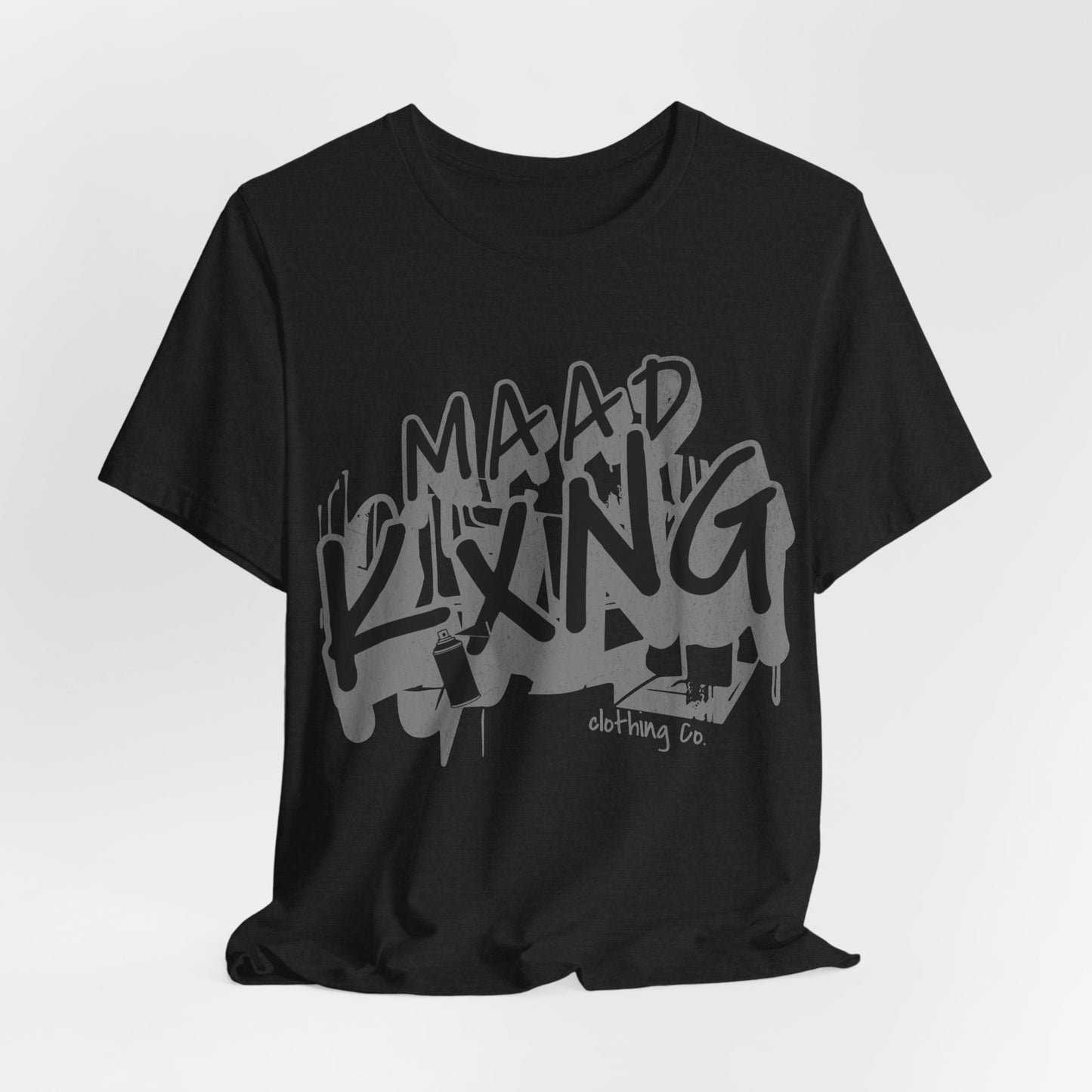 Graffiti "Maad Kxng" Graphic Tee — Urban Streetwear Drip