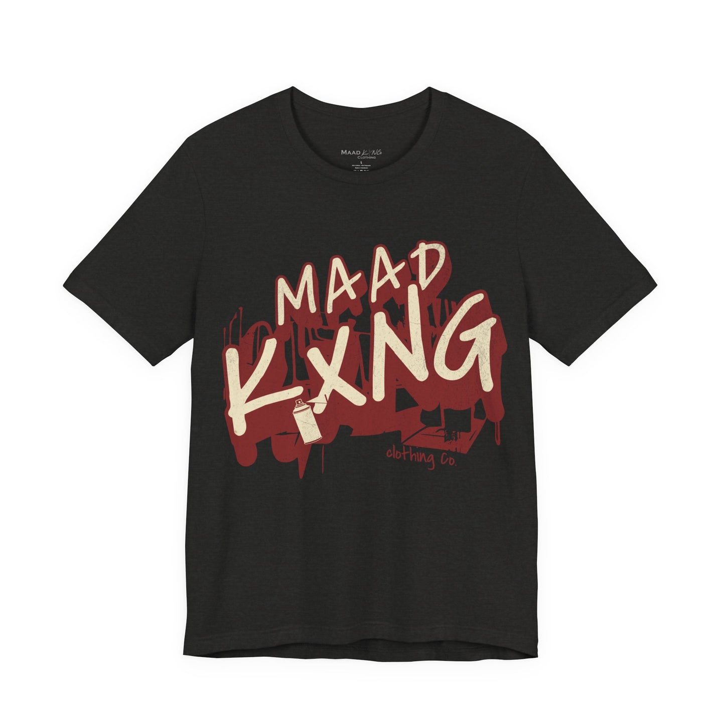 Graffiti "Maad Kxng" Graphic Tee — Urban Streetwear Drip