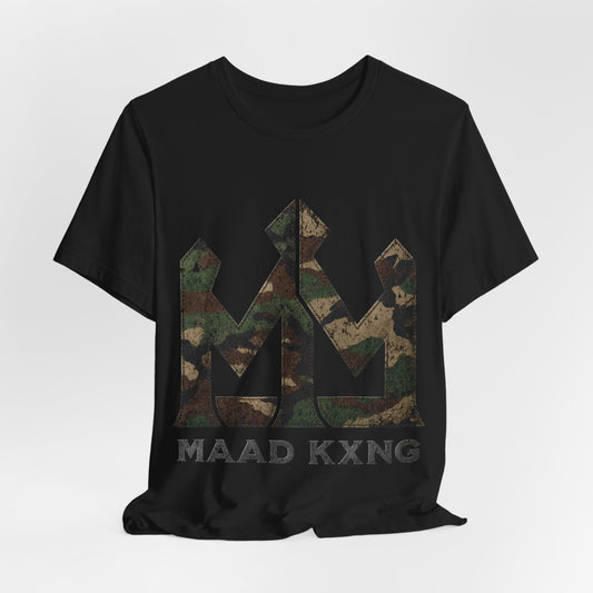 Camo Krown T‑Shirt — MAAD KXNG Graphic Tee