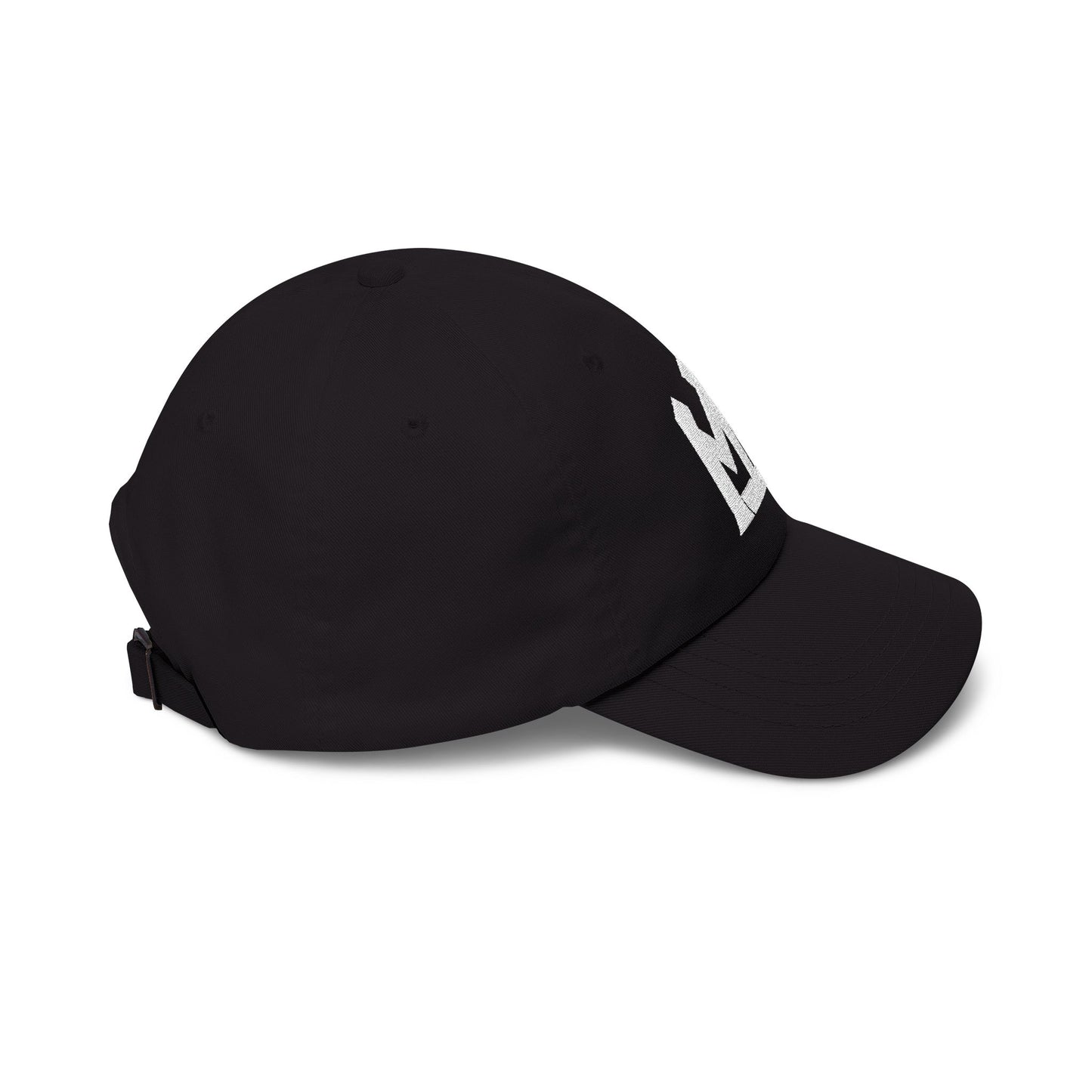 Dad Cap with White Crown Logo — Classic Baseball Hat for Men & Women