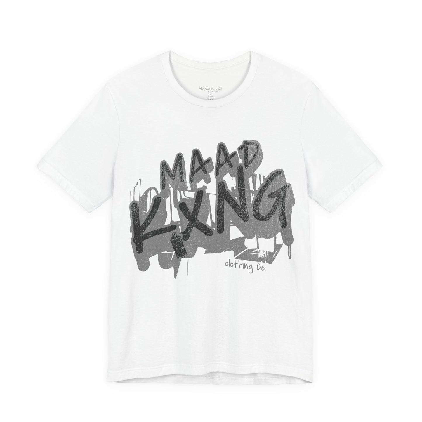 Graffiti "Maad Kxng" Graphic Tee — Urban Streetwear Drip