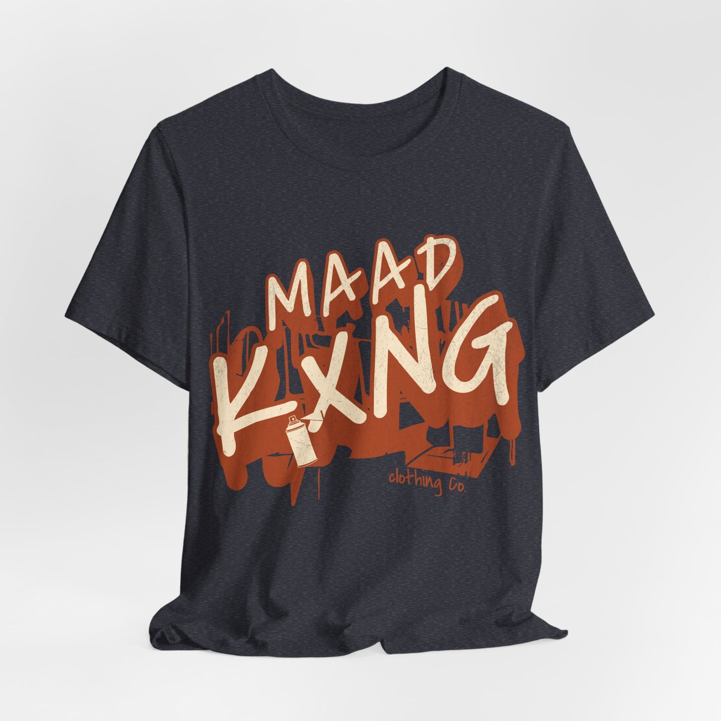 Graffiti "Maad Kxng" Graphic Tee — Urban Streetwear Drip