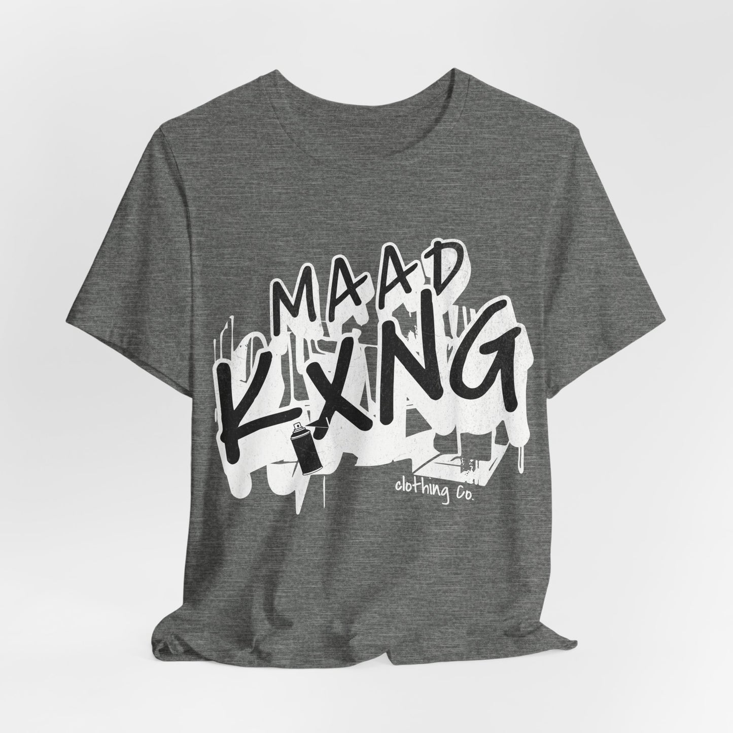 Graffiti "Maad Kxng" Graphic Tee — Urban Streetwear Drip