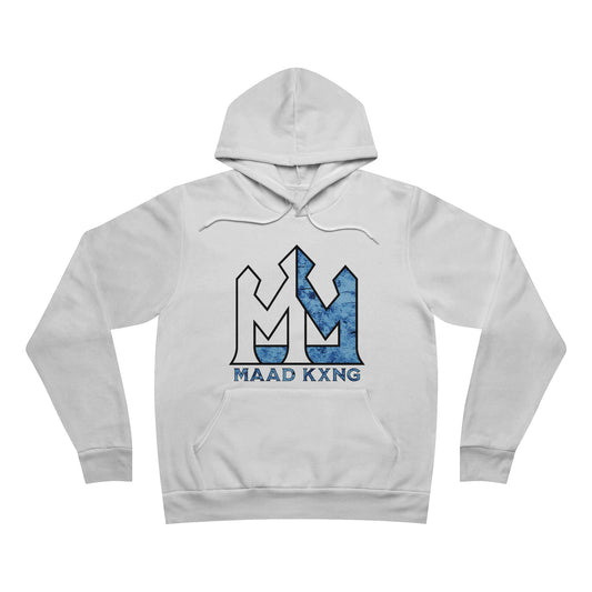 Kxng's Crown Hoodie – Distressed Blue Crest Pullover