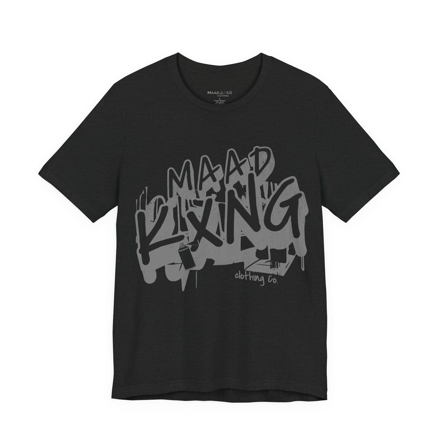 Graffiti "Maad Kxng" Graphic Tee — Urban Streetwear Drip