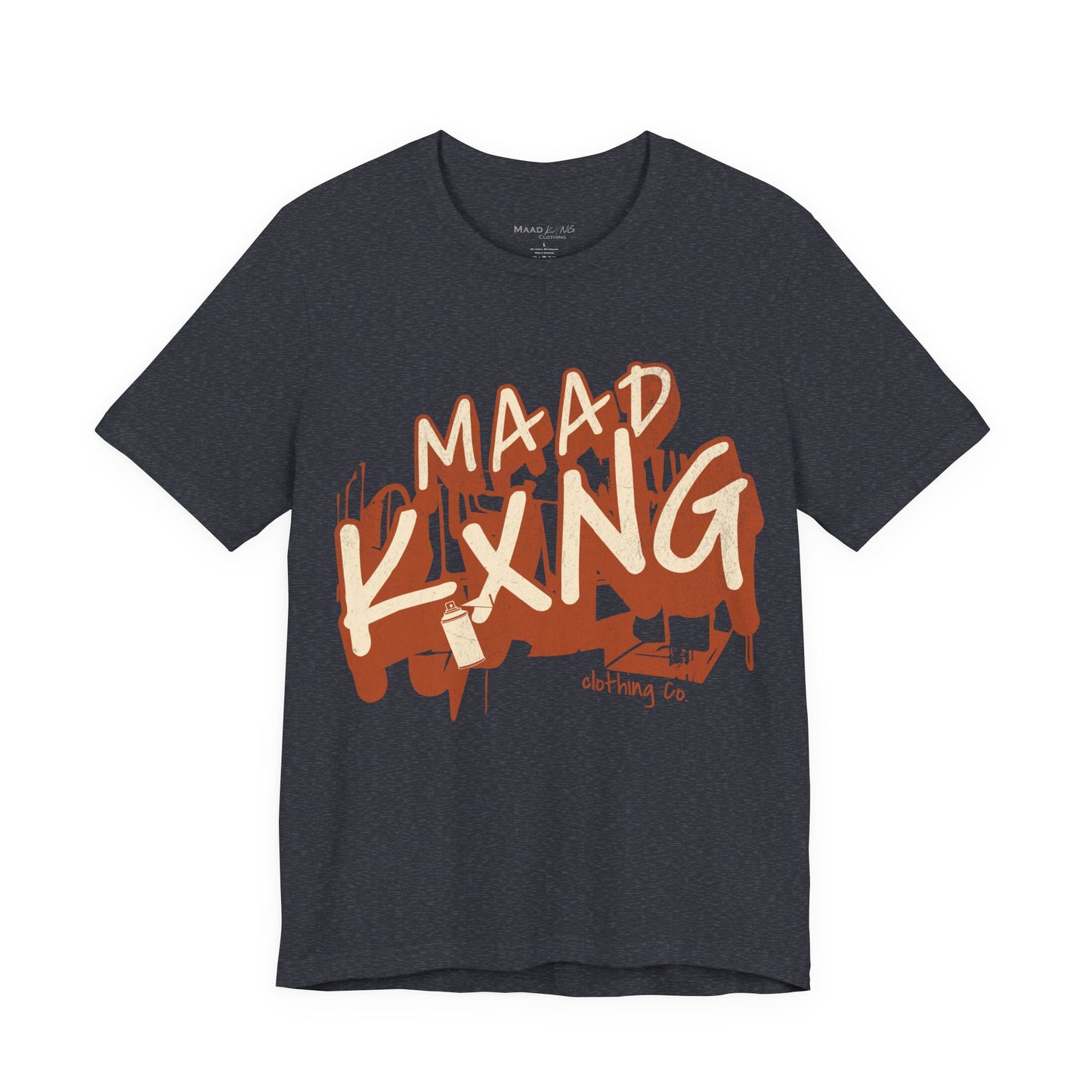 Graffiti "Maad Kxng" Graphic Tee — Urban Streetwear Drip