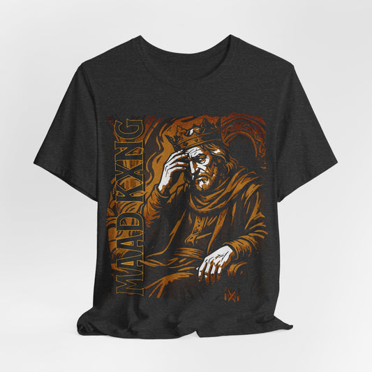 Maad Kxng Stressed T-Shirt — Moody Medieval Graphic Tee