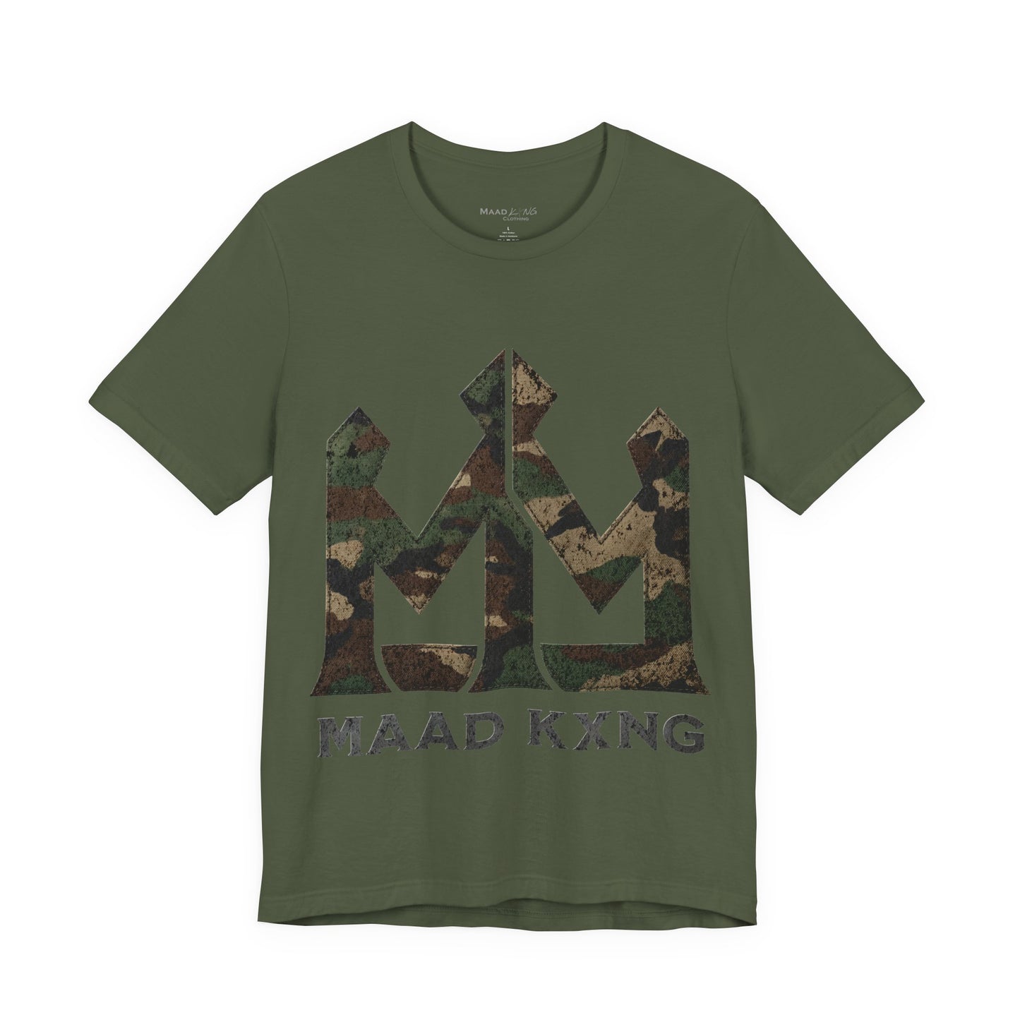 Camo Krown T‑Shirt — MAAD KXNG Graphic Tee