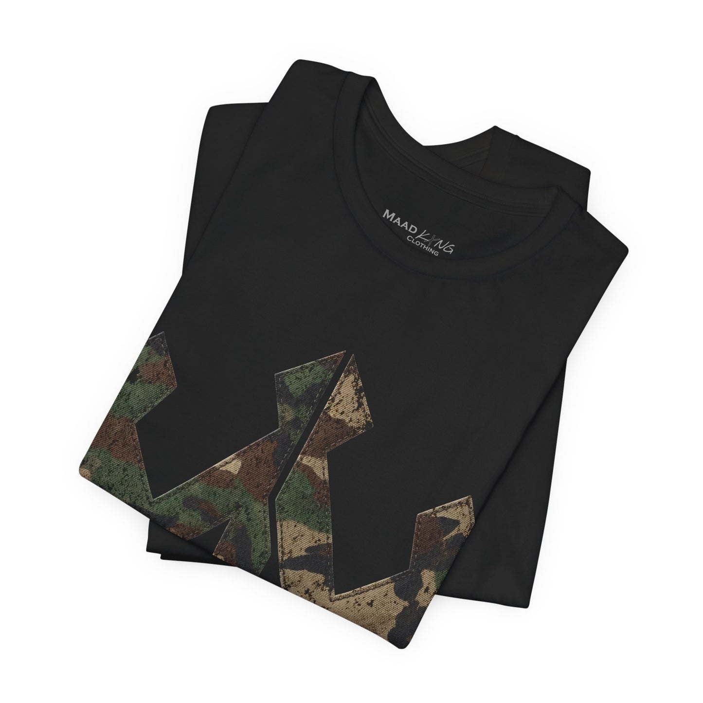 Camo Krown T‑Shirt — MAAD KXNG Graphic Tee